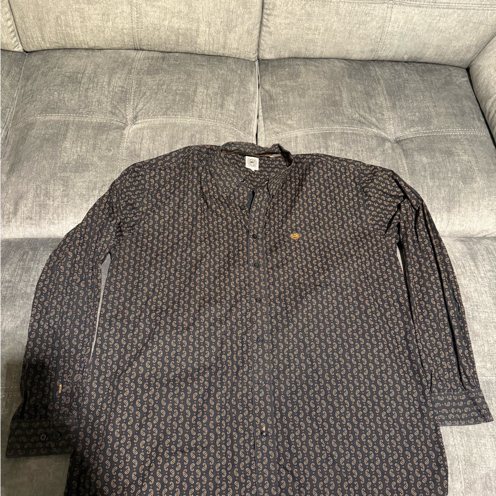 Cinch men’s long sleeve button up shirt